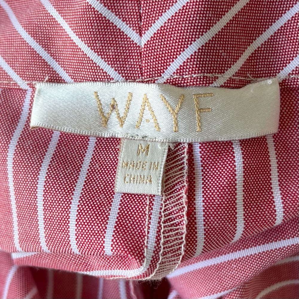 •Wayf• Piper Striped Crop Pants - Size Medium - Picture 2 of 7